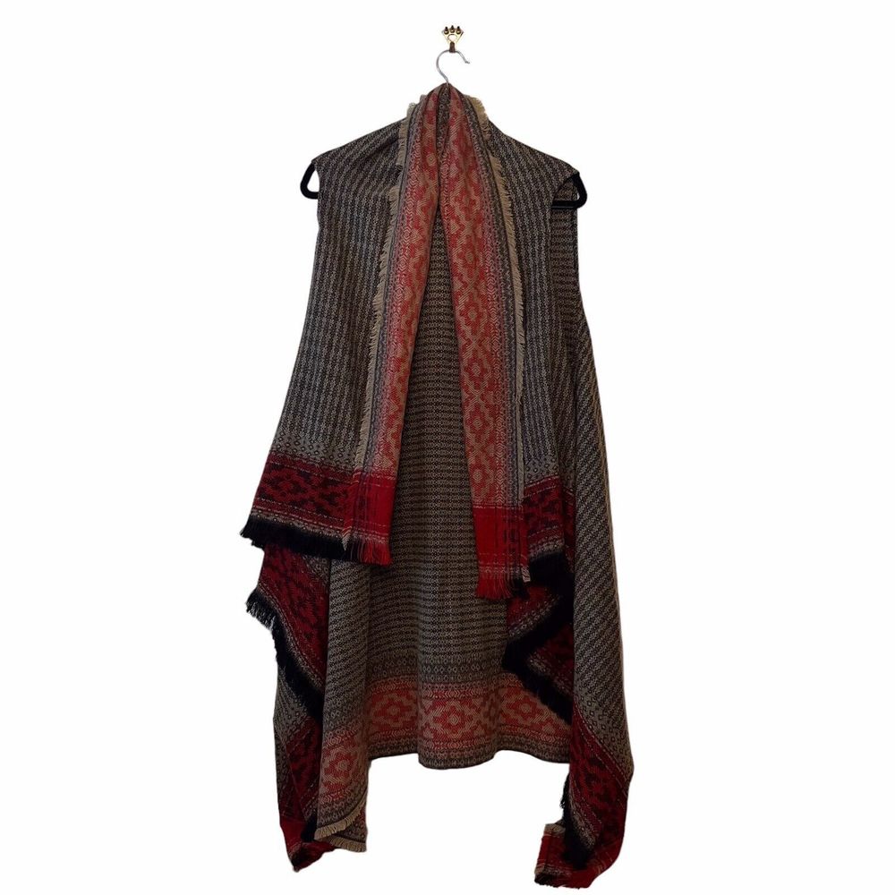 Marc New‎ York Andrew Marc One Size Open Front Cardigan Southwestern Waterfall